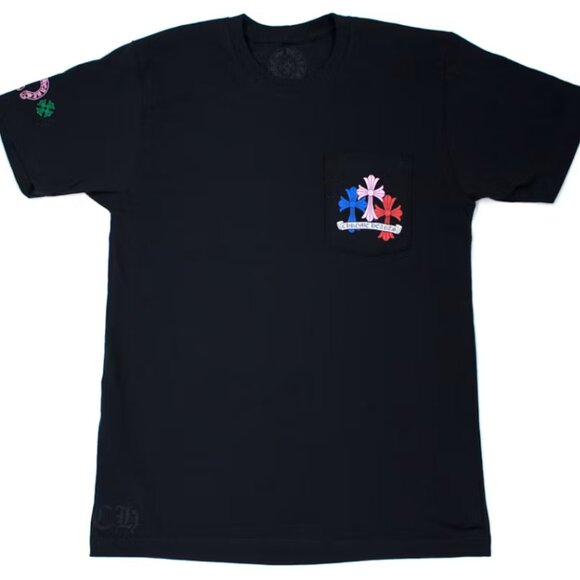 Chrome Hearts Multi Color Cross Cemetery T-shirt - Picture 1 of 4